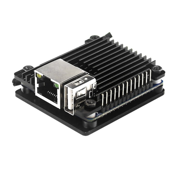 JIAHAOO Alloy Heat Sink Case for Improved Temperature Control Black Color Durable Material for Orange Pi Zero