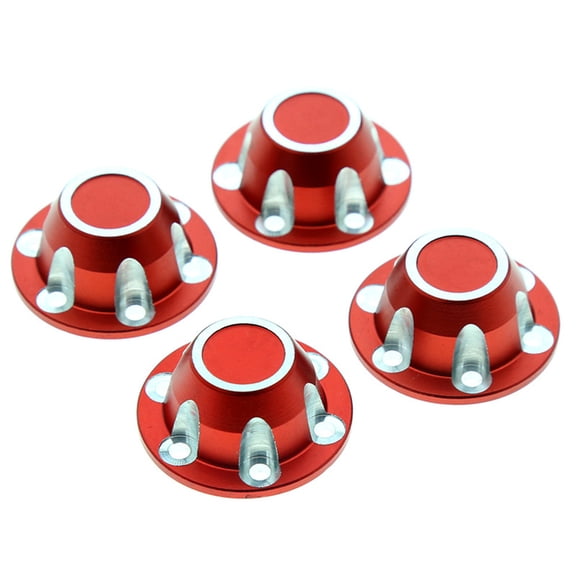 JIAHAOO Aluminum Wheel Hubs Nut for AXIAL SCX6 Off-Road Vehicles, Provides Secure Fit & Dust Protection