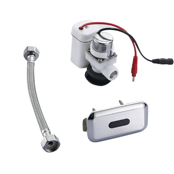 JIAHAOO Automatic Urinal Flush Valve Sensor G1/2 Infrared for Standing Urinals Battery Operated Restroom Commercial Use