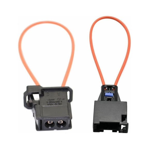 JIAHAOO Automotive Fiber Optic Tool for Mercedes Quickly Isolate Audio Faults Diagnose Connectors Male Female Yellow