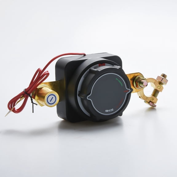 JIAHAOO Battery Master Cut Off Switch With Voltmeter 300A Flame Resistant For Car Rv Atv Marine Solar Installation