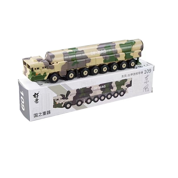 JIAHAOO Beautiful Dongfeng 31 Retrofit Missile Vehicle Model Decoration for Living Room, Bar, or Office