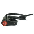 thumbnail image 1 of JIAHAOO Bike Hazard Light Switch for Emergency Use, Double Flash Flasher, 22mm Handlebar Mount, Plastic Build., 1 of 5
