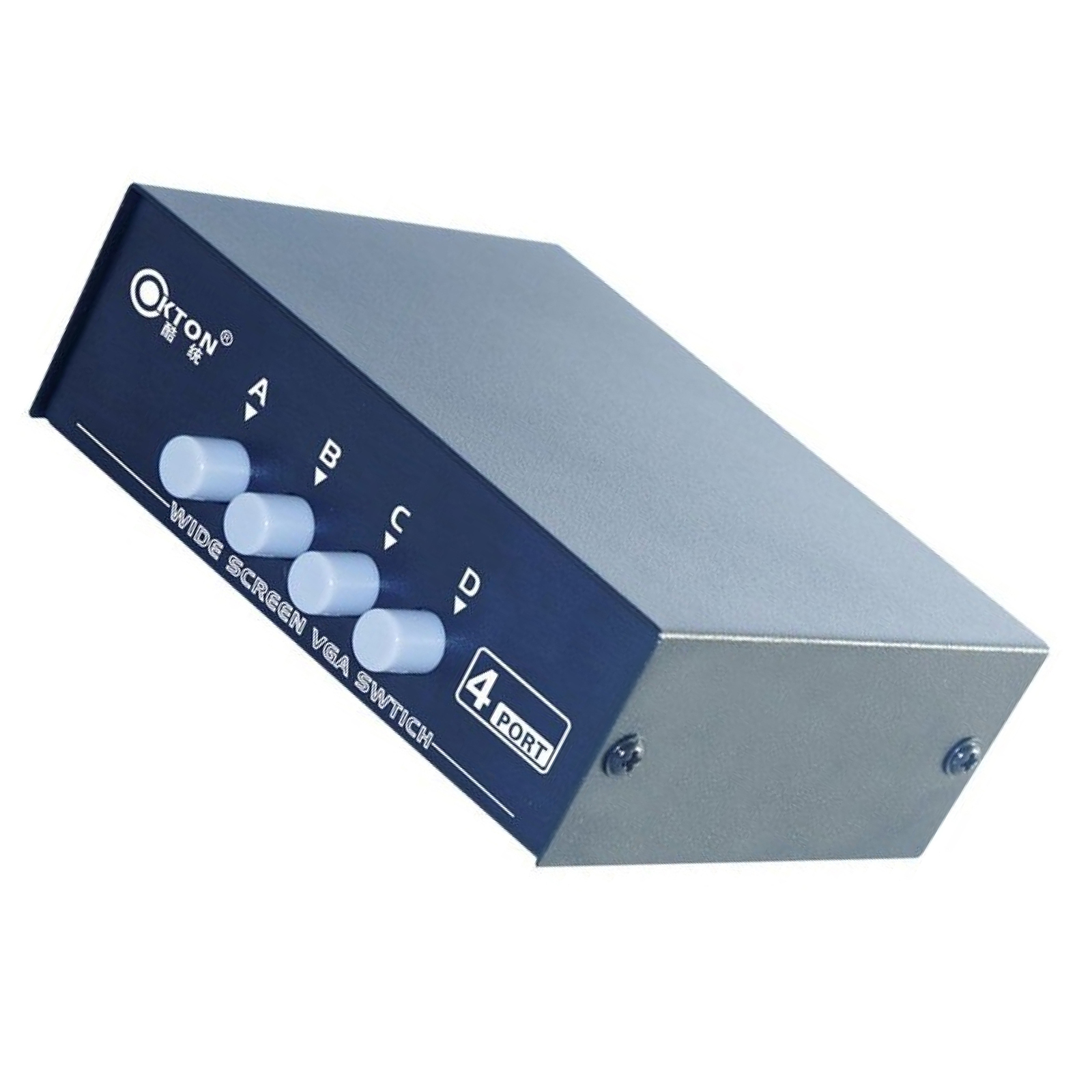 JIAHAOO Black 4-Port VGA Manual Switch Easy Installation for Sharing ...