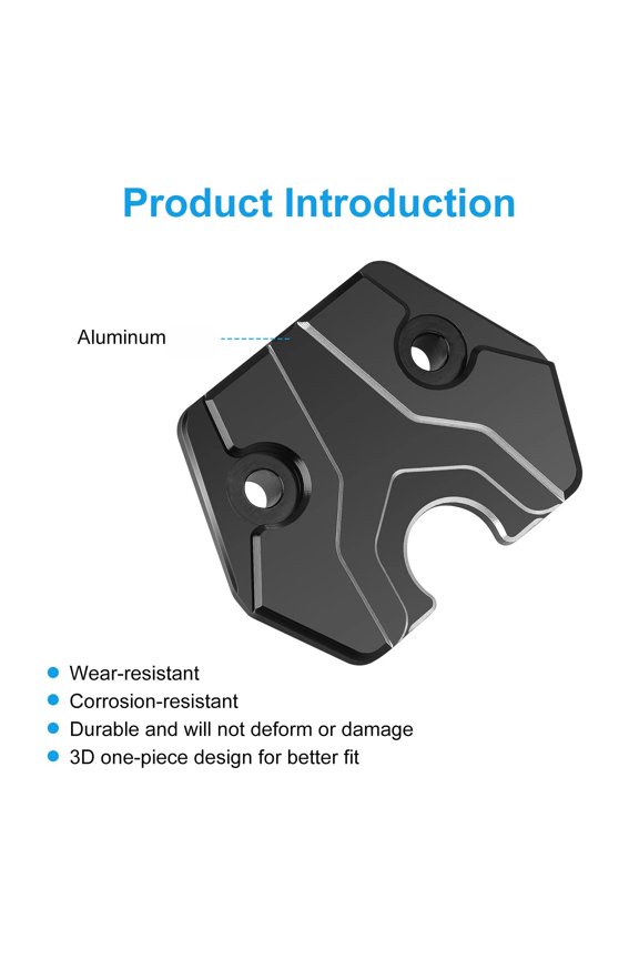 Black Aluminum Sun Visor Repair Kit Anti Sagging Stable Structure DIY Friendly Tools For Automotive Interior Repair Project
