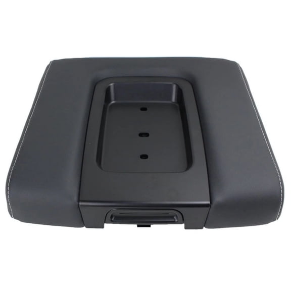 JIAHAOO Black Leather Armrest Lid for Chevy Silverado 2014-2019 Sierra Yukon Tahoe Suburban Center Console Front Seat Replacement