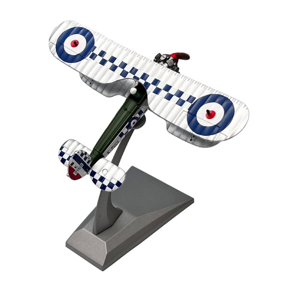 JIAHAOO Bristol Bulldog Biplane Fighter Model 1/72 WWI British Alloy Propeller Aircraft Plane Aviation Collection