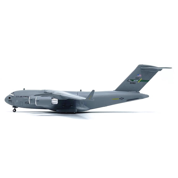 JIAHAOO C-17 Globemaster III Military Model 1:200 Alloy Plastic 10.6IN US Air Force for Shelf Display Aircraft Collection Family Festival Souvenir