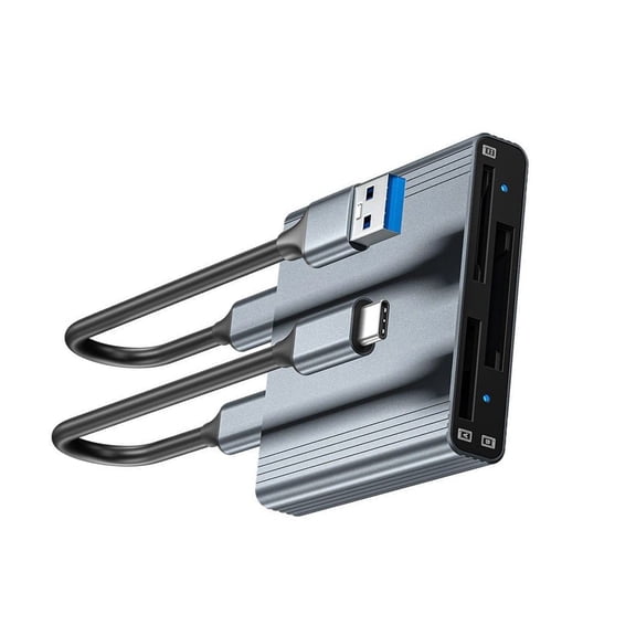 JIAHAOO CFexpress/SD Card Reader 10Gbps USB 3.1 Gen 2 High-Speed Transfer Aluminum Type A and Type B Cards With USB Type C Port