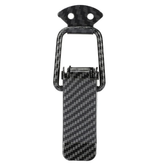 JIAHAOO Carbon Fiber Quick Release Fastener for All Vehicles Spring Loaded Billet Clamp Universal Fit