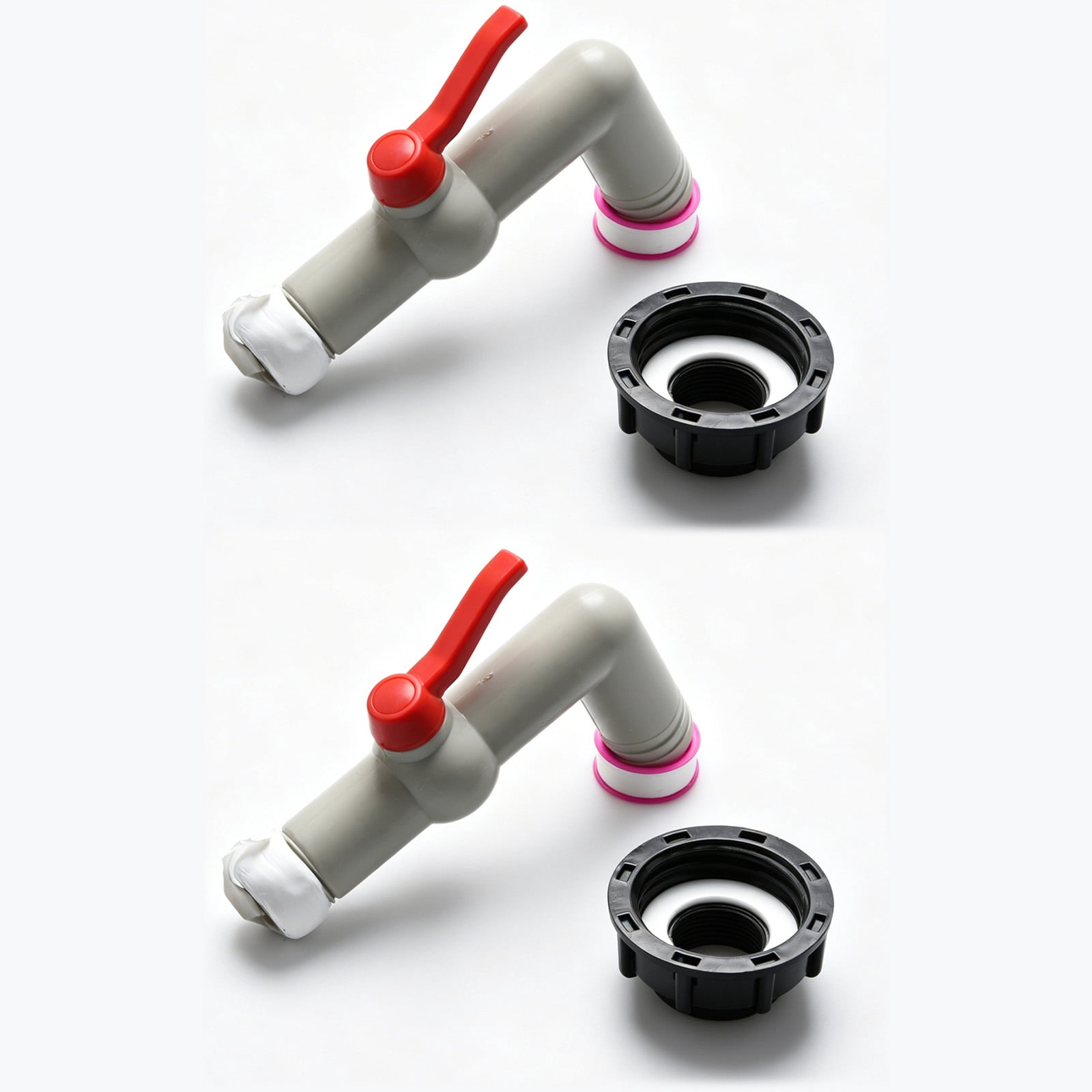 JIAHAOO Coarse Thread Tank Spigot 17.5cm Overall Length Ball Valve ...