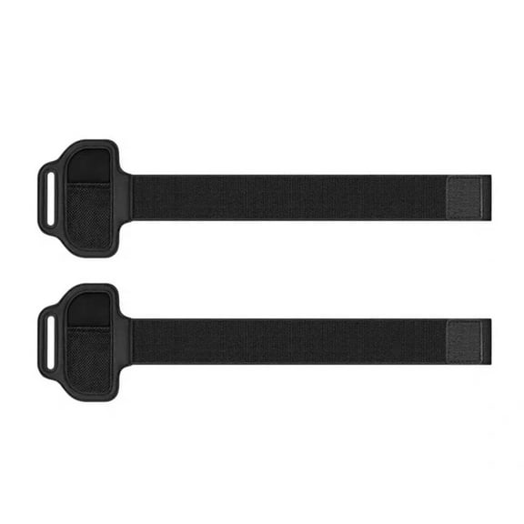 JIAHAOO Comfortable Leg Strap for Switch Joy-Cons Sports Ring Fit Adjustable Release Hands Secure Fit Lightweight Breathable Black 2 Pack