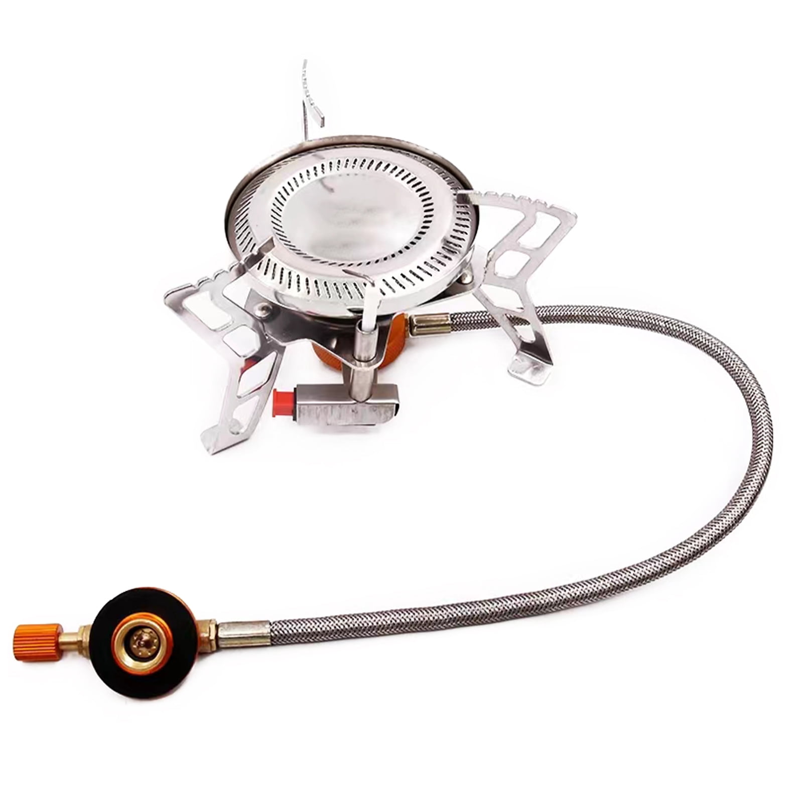 JIAHAOO Compact Foldable Gas Stove with Anti-Slip Teeth, Safe & Efficient Cooking Solution for Backpacking & Travel
