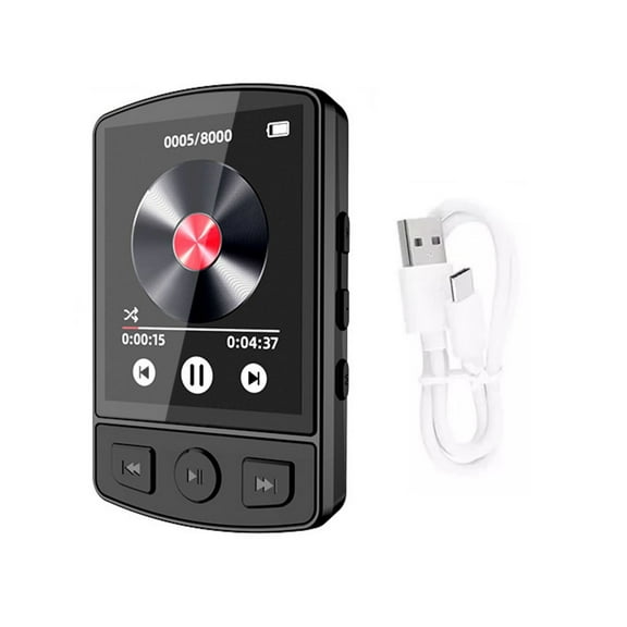 JIAHAOO Compact MP3 Player with 3.5mm Headphone Jack for Music, Podcasts & Audiobooks, Expandable Storage