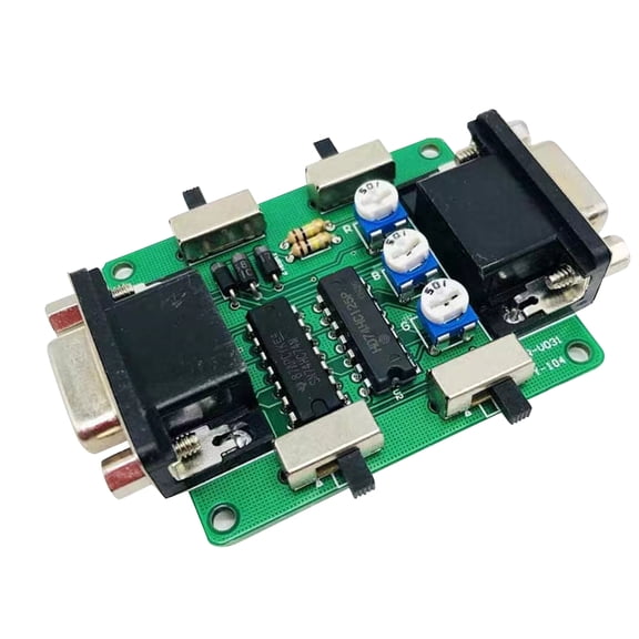 JIAHAOO Compact Scan Line Generator for VGA - Enhance Game View on Modern Displays, Lightweight