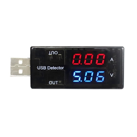 JIAHAOO Compact USB Tester for Measuring Power Consumption, Voltage, and Current of USB-Powered Devices, Easy to Carry