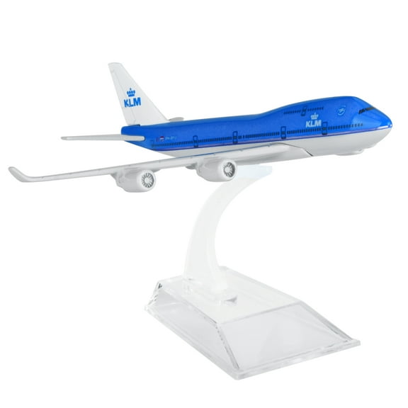JIAHAOO Composite Material KLM B747 Aircraft Model for Collectors Detailed Craftsmanship for Display in Cars or Shelves