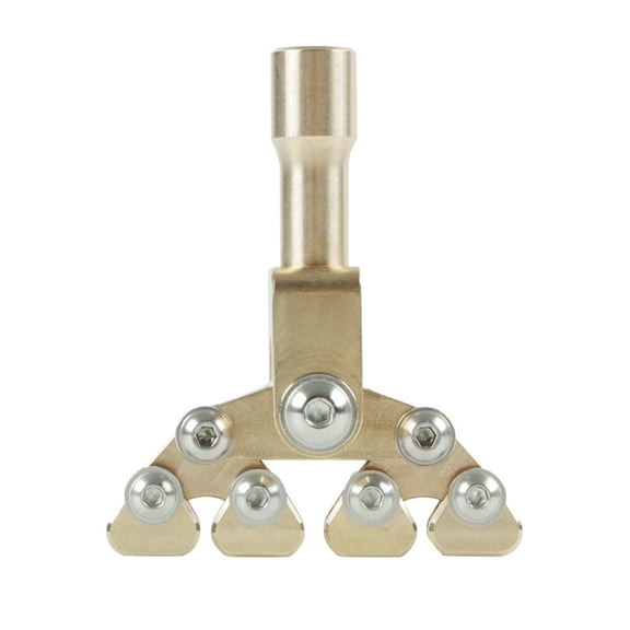 JIAHAOO Copper Stainless Steel Fret Press for Stable Fret Insertion Balanced Pressure Application Music Instrument Repair