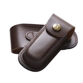 JIAHAOO Custom Fit Leather Sheath for 5" Folding Tools and 4 3/4" Multi-Tools with Snug Closure