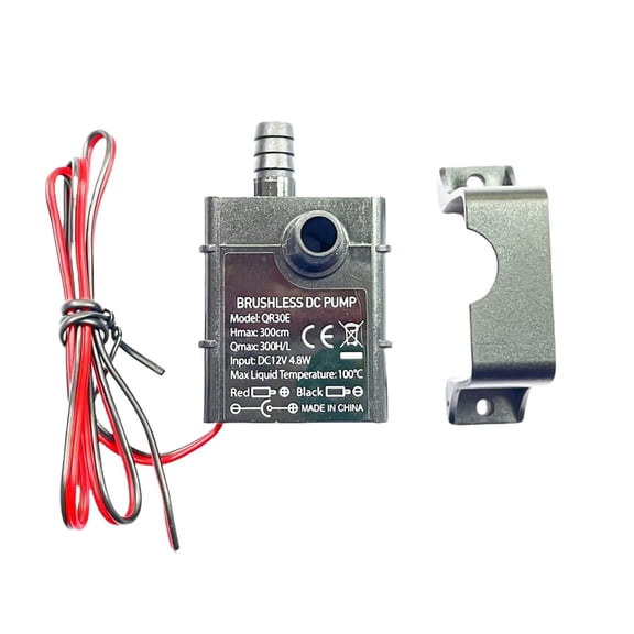JIAHAOO DC 12V Water Pump 300L/H 3M Lift Low Noise Submersible for Fish Tank Fountains Garden Projects