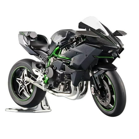 JIAHAOO Detailed for Kawasakis H2R Motorcycle Model for Enthusiasts, Celebrating Retro to Futuristic Designs