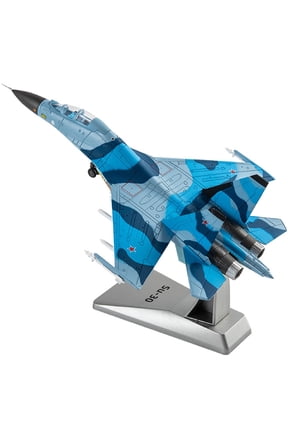 Diecast Russian Air Force SU 30MKK Fighter Plane Model 1/100 Scale Collectible Aviation Display Souvenir