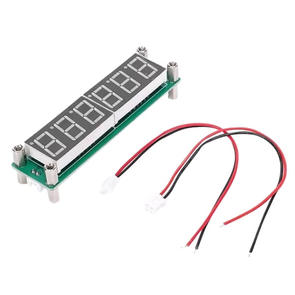 JIAHAOO Digital Frequency Analysis Counter 0.1MHz-65MHz LED Display Save Dual Freq Setting Accurate 10Hz 6-Digit Measurement