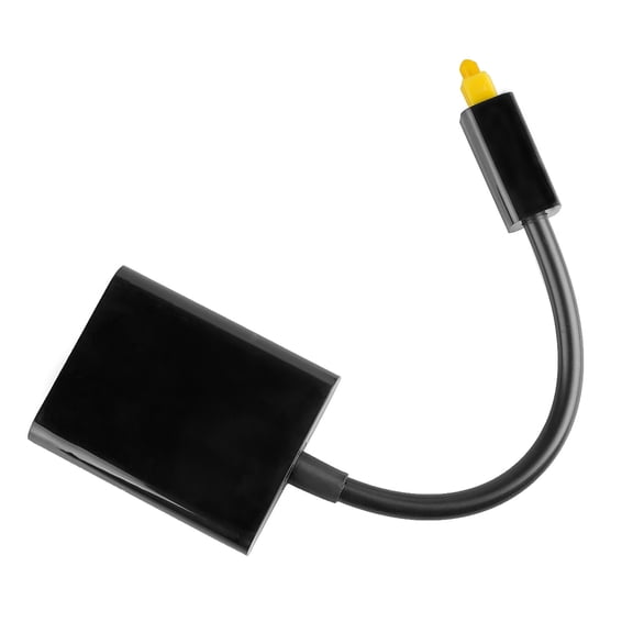 JIAHAOO Digital Optical Audio Splitter 1 to 2 Adapter Gold Plated Terminals for PS3 Xbox Home Theater Not Simultaneous