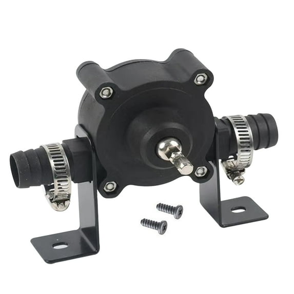 JIAHAOO Drill Powered Water Pump Portable Self Priming 1 4 Hex 16mm Inlet Outlet for Draining Transferring Liquids No Power