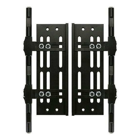 JIAHAOO Durable Black Anodized Aluminum RC Car Pedals Fixed Position, Specifically Designed for Axial SCX10 ii 90046