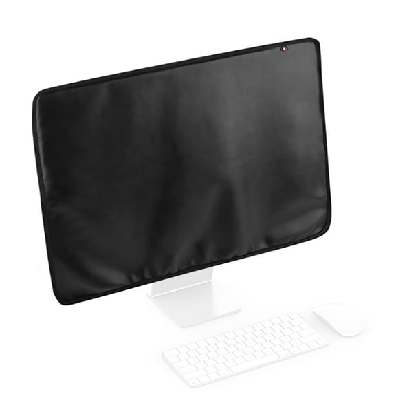 JIAHAOO Dust Cover PU Leather Nylon Soft Lining Keyboard Mouse Pocket Anti-Dust Scratch Resistant Protective Sleeve Black for Mac 24