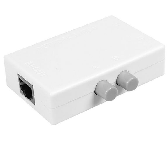 JIAHAOO Easy-to-Install 100M 2-in-1-Out/1-In-2-Out Network Switch for Small Business Use