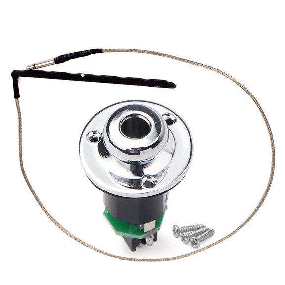 JIAHAOO Electric Guitar Pickup Upgrade - Chrome Piezo Pickup, Approx. 70mm Length, Enhanced Sound Clarity