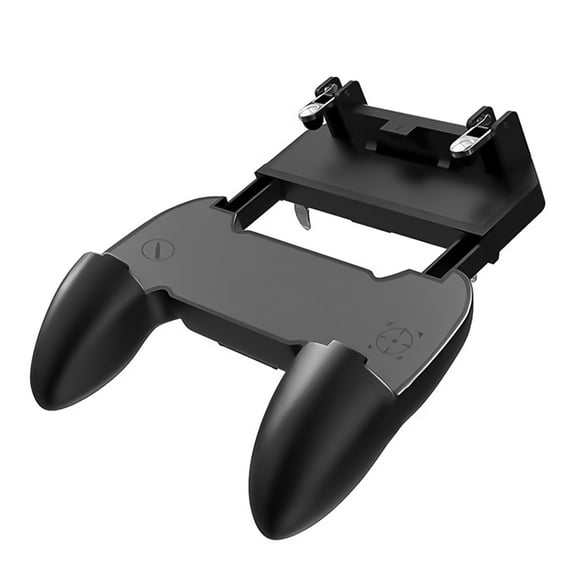 JIAHAOO Ergonomic Mobile Game Controller for Smartphones - Protective EVA Pad, Precise Control, Black, Up to 6.5"