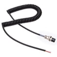 thumbnail image 1 of JIAHAOO Extendable Speaker Mic Cord for DR-03T/06T/135T etc. 8-Pin Round Plug, Compatible with Alinco Mics, 1 of 4