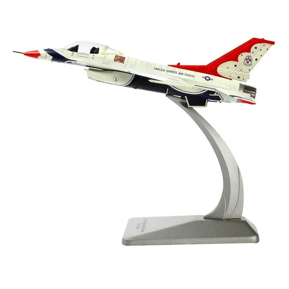 JIAHAOO F-16 Fighting Falcon Thunderbirds Aircraft Model for Decoration Alloy Display Model for Home Office Decoration