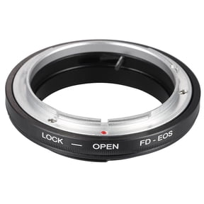 JIAHAOO FD Lens to EOS EF Mount Adapter for Macro Photography Aluminum Alloy Manual Control 5cm