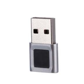 JIAHAOO Fast Online Auth USB Fingerprint Scanner for Windows 10/11, Enhanced Security & Privacy Protection, Zinc Alloy + PC Design