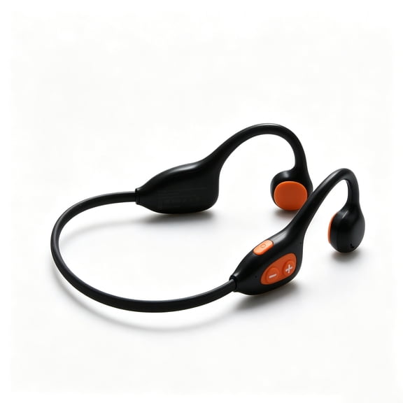 JIAHAOO Flexible Frame Wireless Headphones USB-C Interface 16 Hours Talk Time for Urban Commute Field Activities