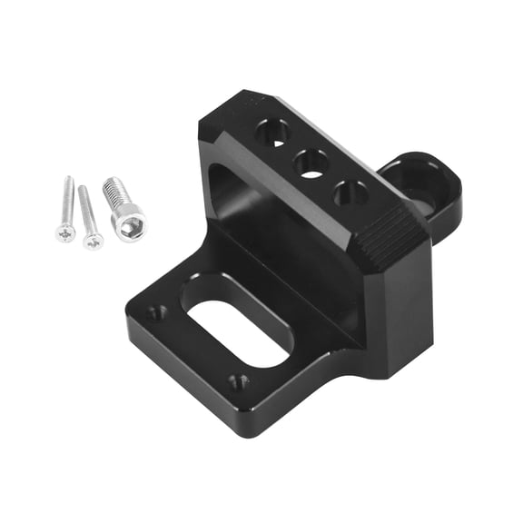 JIAHAOO For MAC AEM Boost Controller Solenoid Valve Bracket Mount Aluminum Alloy Black CNC Machined Bolt-On Style