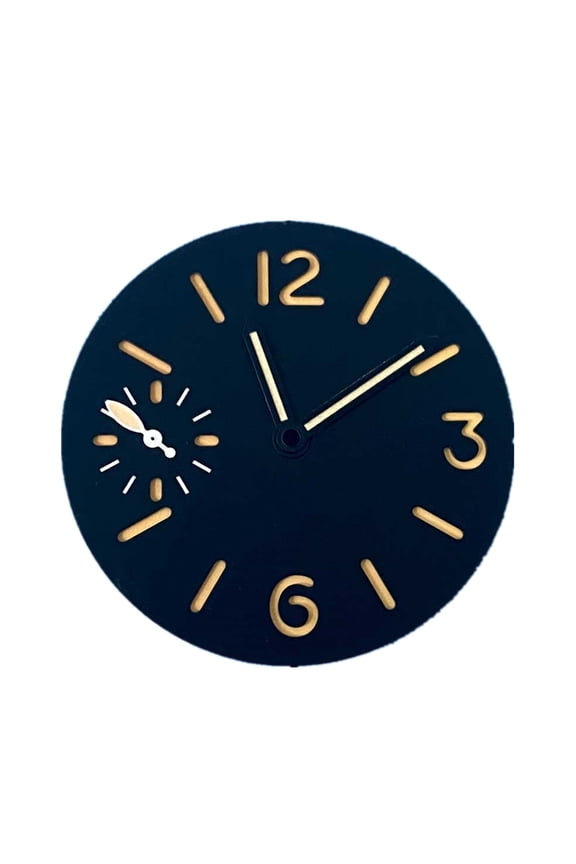 Green Luminous Watch Dial Hands Set 34.5mm For ETA6497 ST3600 Watch Maintenance Replacement