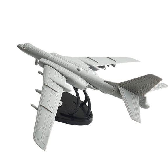 JIAHAOO H-6k Bomber PVC Model with Display Stand, Ideal for Decorating Bars and Offices