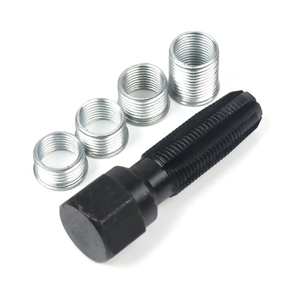 JIAHAOO Heavy Duty 14mm Spark Plug Thread Repair Kit for Mechanics and DIY Enthusiasts Includes Multiple Inserts Sizes