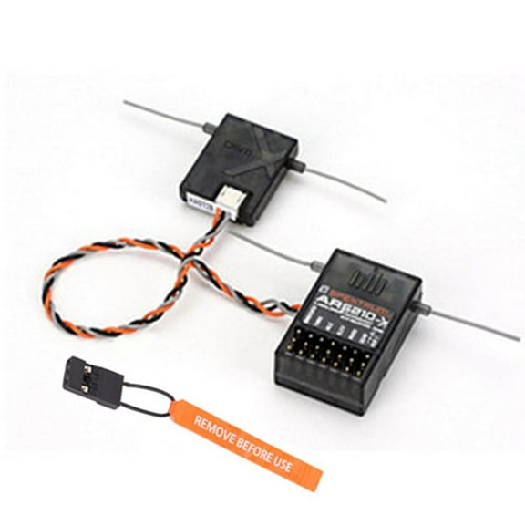 JIAHAOO High-Performance AR6210X Receiver for RC Aircraft 6 Channels, DuaLink Technology for Enhanced Signal Clarity