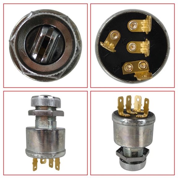 JIAHAOO Ignition Control Switch 4-Terminal Metal Construction OE 33639-G01 33639G01 For ATV UTV Utility Vehicle Start System