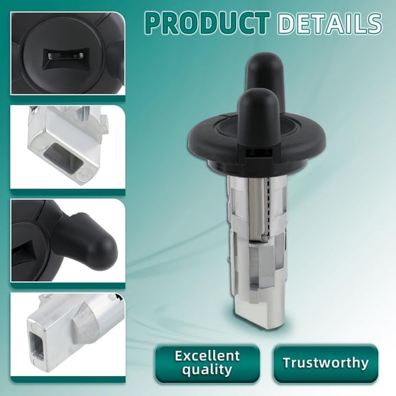 JIAHAOO Ignition Lock Cylinder 2 Keys OEM 702912 for Jimmy Safari Astro Blazer 1998-2003 Auto Replacement Accessory for Chevrolet