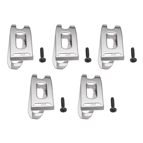 JIAHAOO Impact Drill Belt Clip Hook Set 5 Durable Steel Clips with Screws BDA BDF BHP BTD Series
