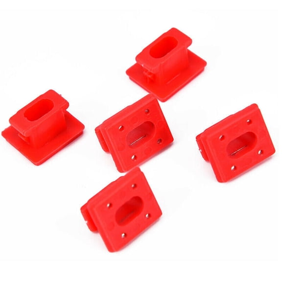 JIAHAOO Interior Dashboard Trim Clips in Red Crafted for BMW 7 Series E65 E66 Models