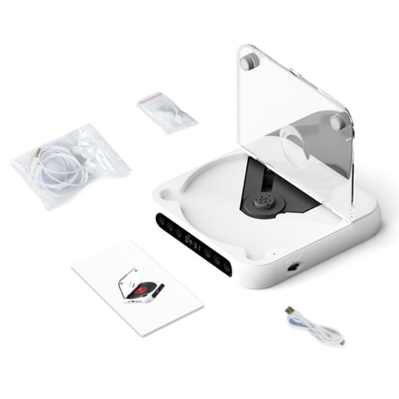 JIAHAOO Intuitive Bluetooth CD Player with Touch Buttons, Easy Navigation, Great for Managing Music Collections