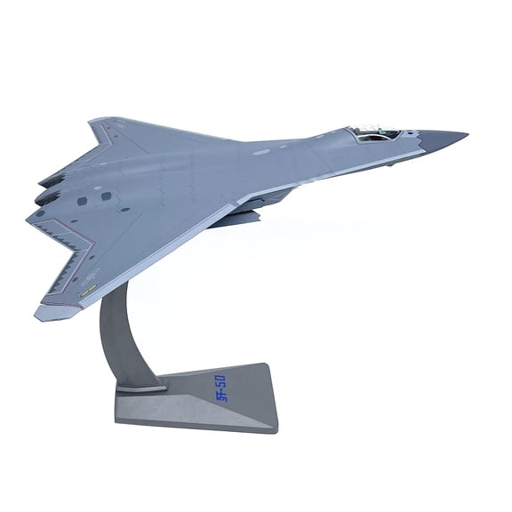 JIAHAOO J-50 Fighter Jet Model China Shenyang Sixth Generation Aircraft 1/72 Scale Diecast Alloy for Collection Gift Display Decor